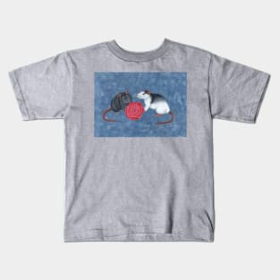 Rats with Rose Kids T-Shirt